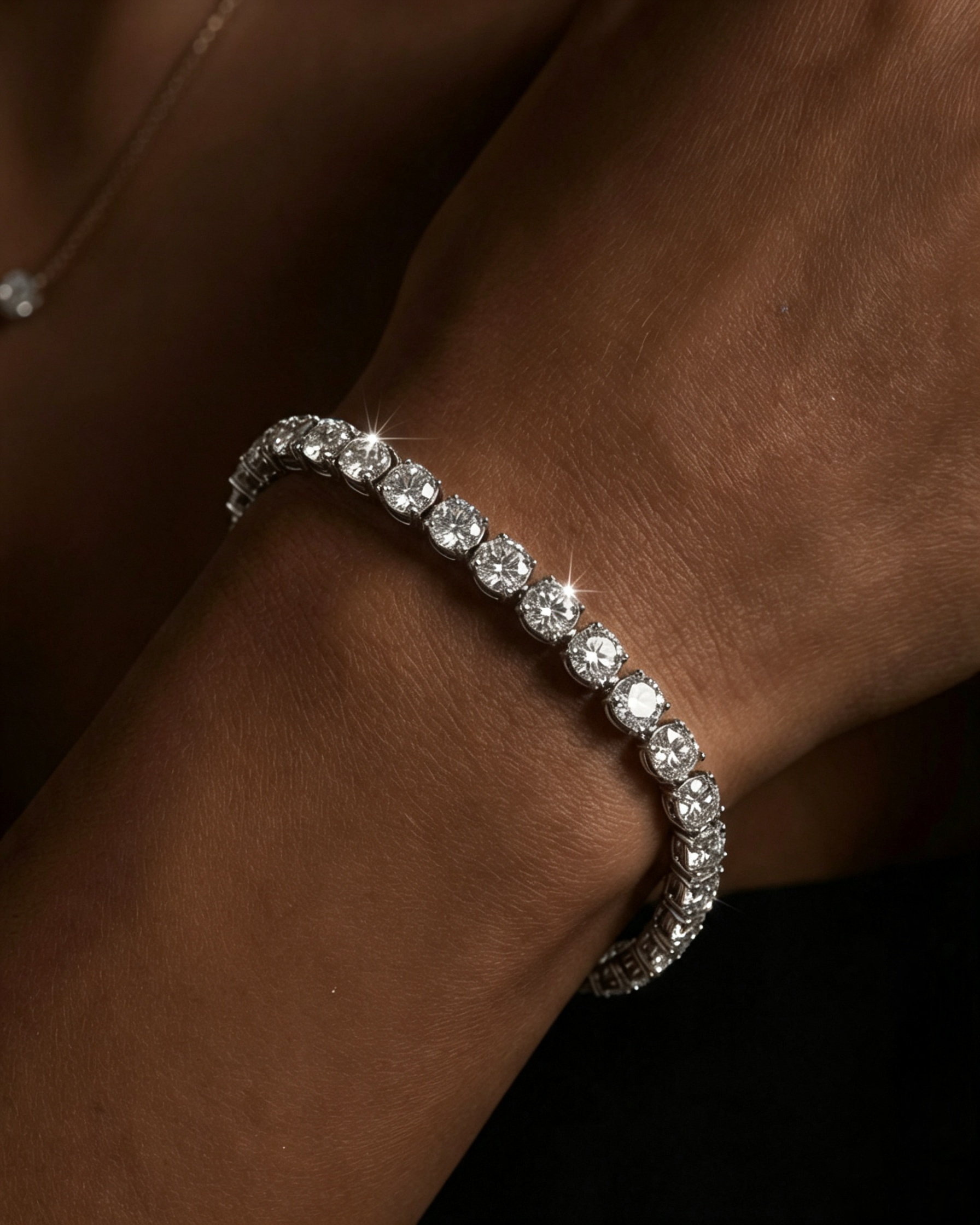 Sparkling Full Stone Tennis Bracelet1