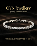 Sparkling Full Stone Tennis Bracelet1
