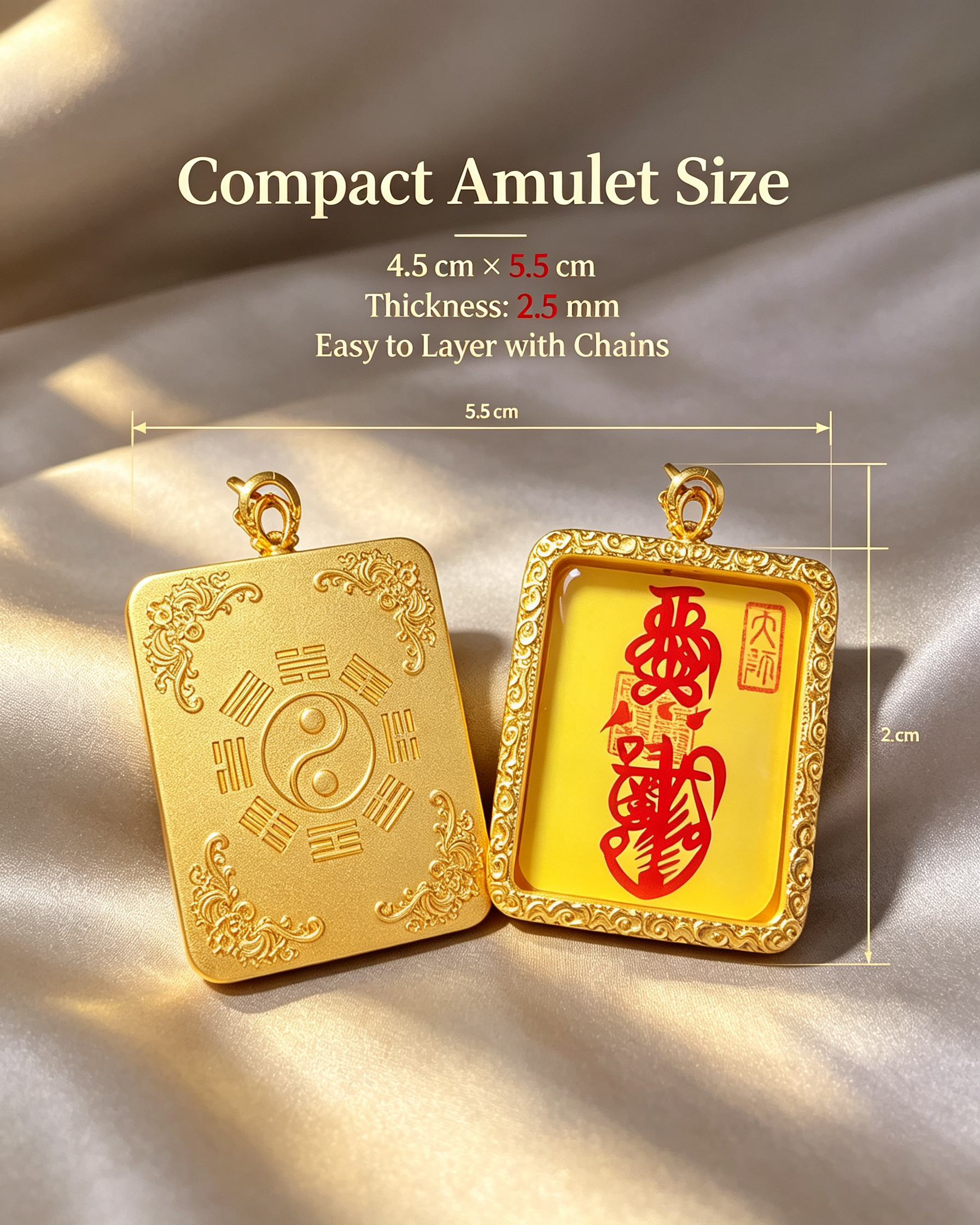 Cinnabar Talisman Pendant