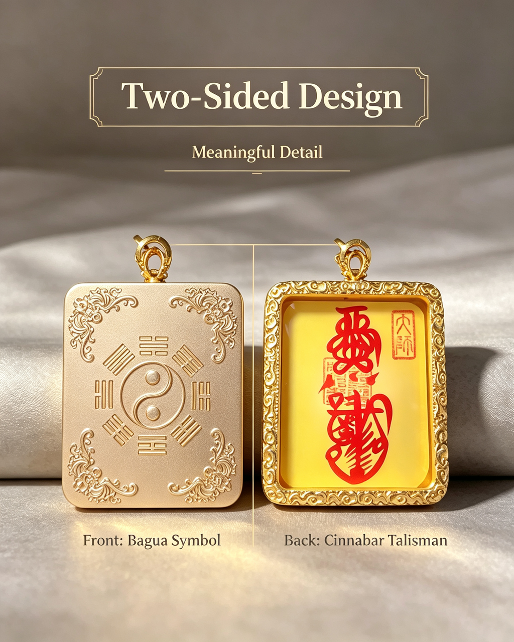 Cinnabar Talisman Pendant