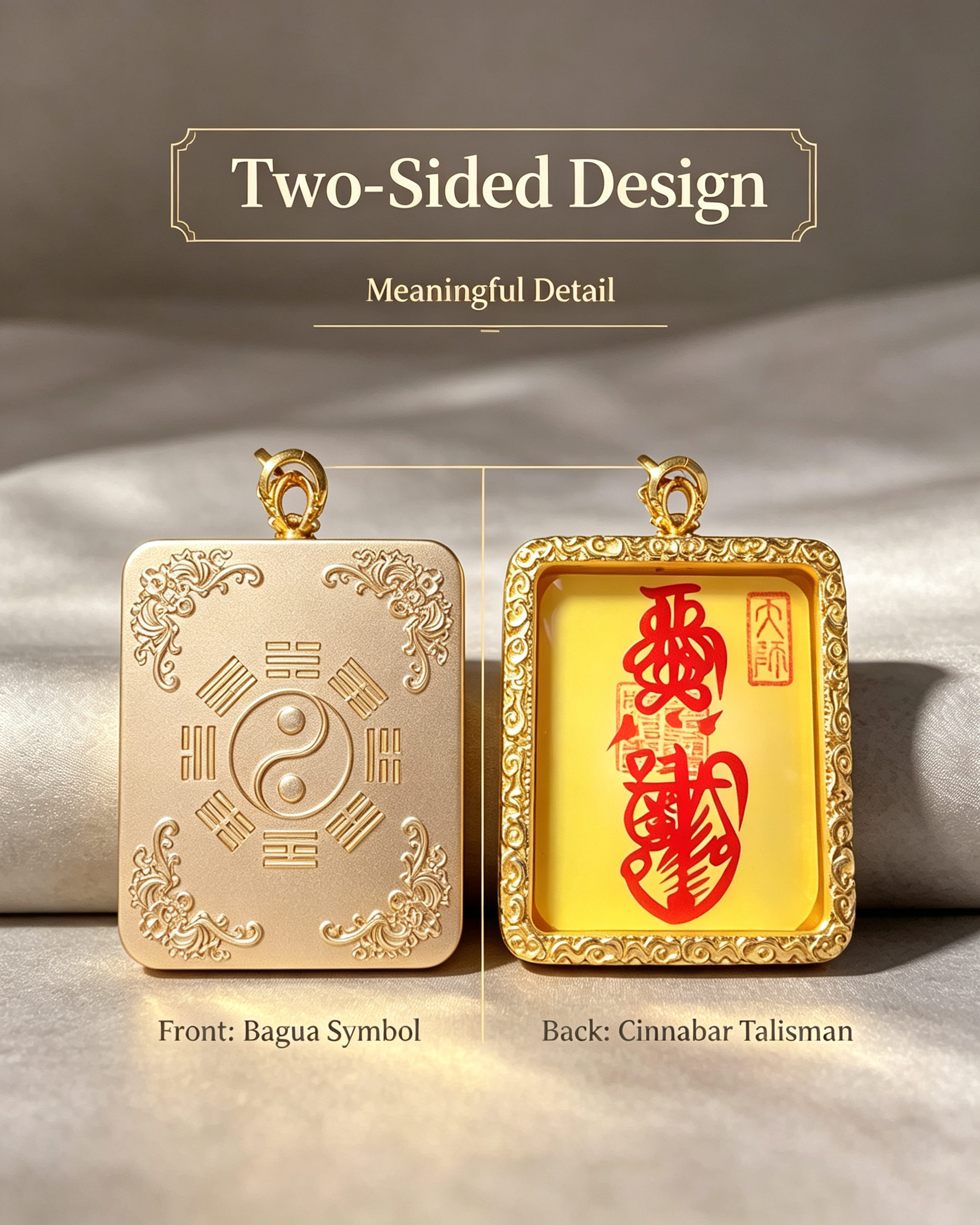 Cinnabar Talisman Pendant
